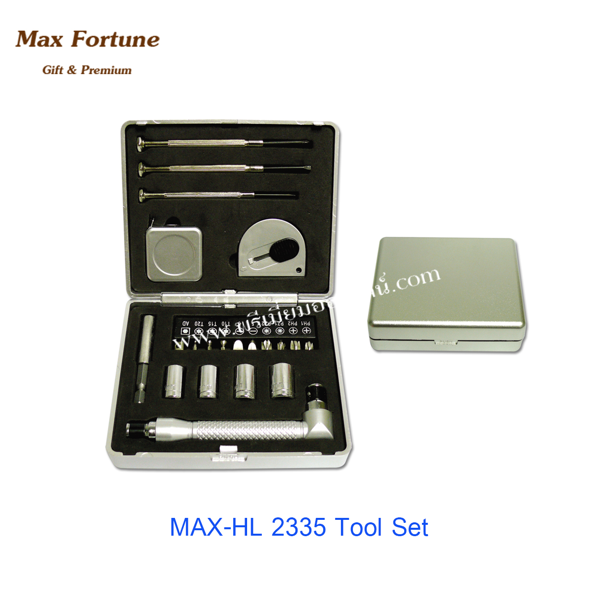 ชุดกล่องเครื่องมือ พกพา TOOL SET #MAX-HL 2335