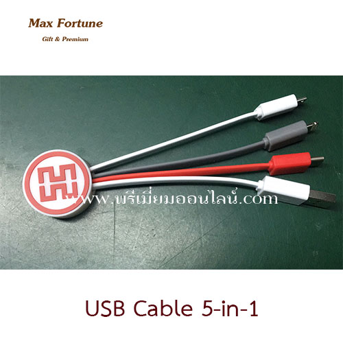 USB Cable สายชาร์จ USB 5-in-1