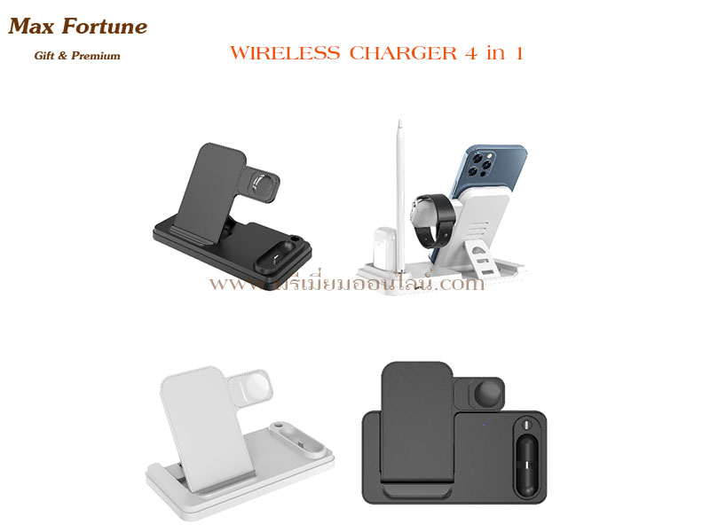 4 in 1 Wireless Charger Multi 15W Qi mobile phone Fast Charging 3 in 1 Wireless Charger Station